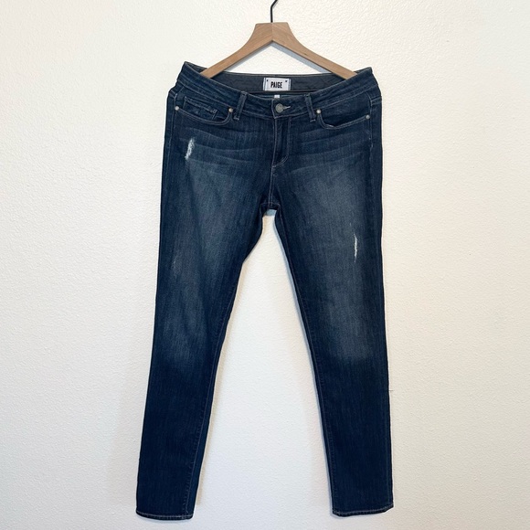 PAIGE Jimmy Jimmy Skinny Distressed Jean Mandi Dest. 27 - Picture 1 of 10